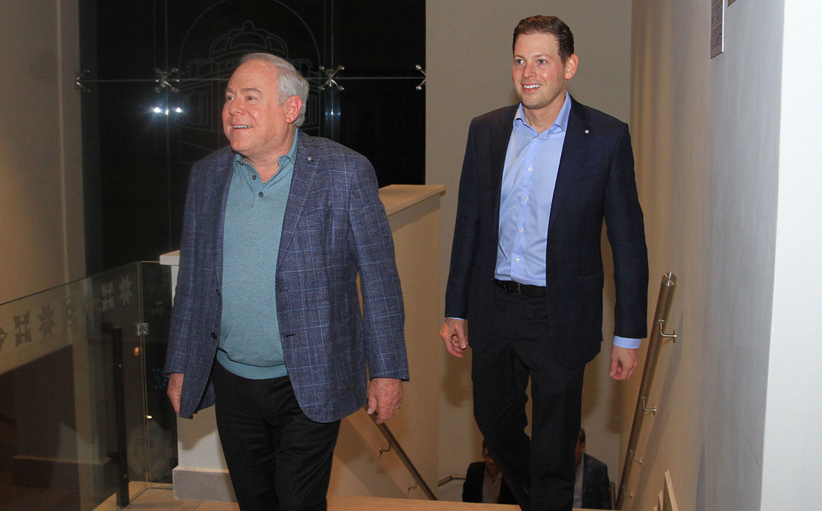 HENRY FLEISHMAN Y ROBERT FLEISHMAN encantados con el recorrido y la basta historia de nuestra ciudad