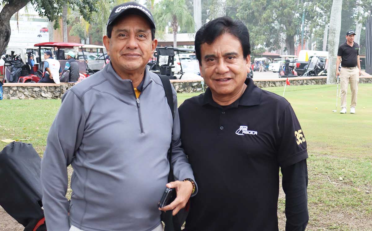 ENRIQUE PADILLA y JUAN RUPERTO emocionados por los grandes premios del torneo