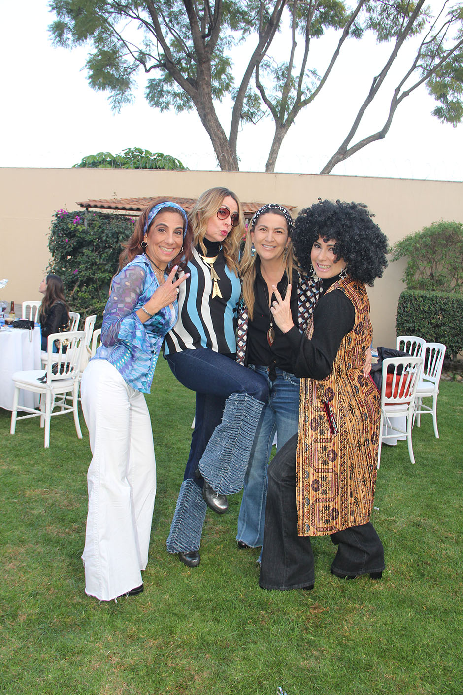 Ana Gabriela Rodríguez, Pily Menéndez, Nelly Valencia y Míriam Lares.