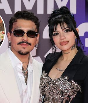 Christian Nodal y Cazzu presumen el primer ‘tatuaje’ de su hija (Foto: Instagram/Getty)