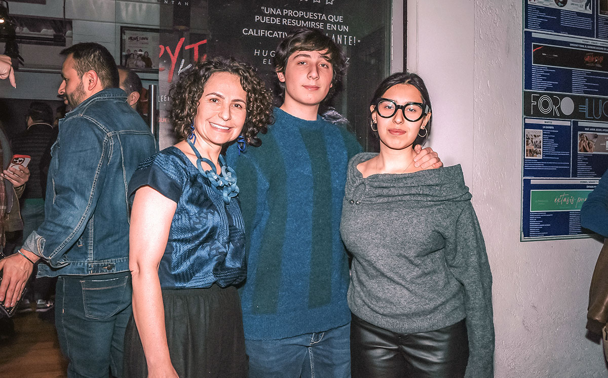 Cintia Gómez, Marcelo Martínez y Luciana Martínez