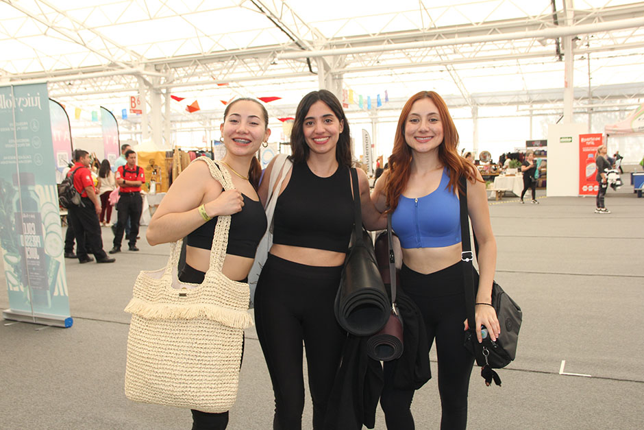Keled Romero, Carolina Álvarez y Priscilla Panduro