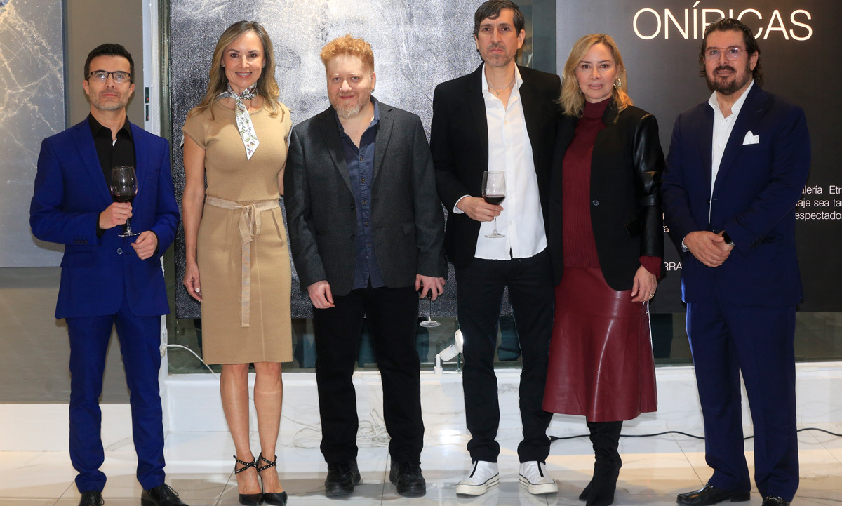 José Parra, Lucila Gama, Carlos Larracilla, Granna, Lorena Gama y Jorge Gama / Foto: Daniel Saldívar