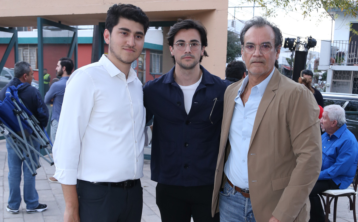 Gabriel Bojórquez, Eugenio Orozco y Juan Orozco / Foto: Roberto Alvarado