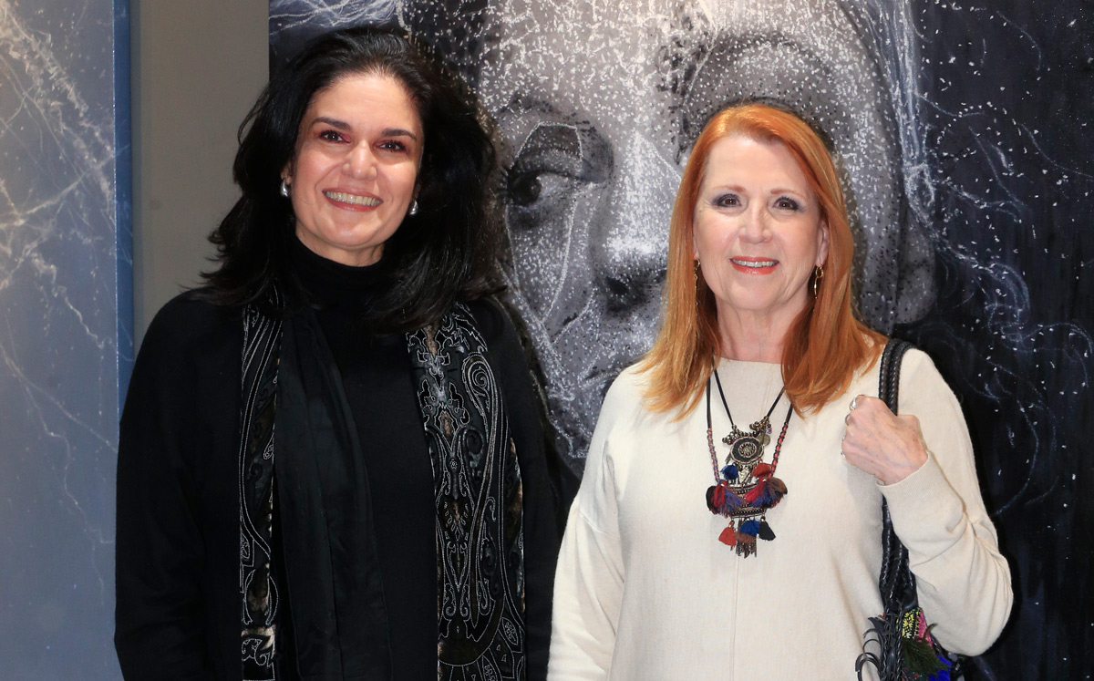 Myriam Gómez de Baumann y Beatriz Zepeda / Foto: Daniel Saldívar