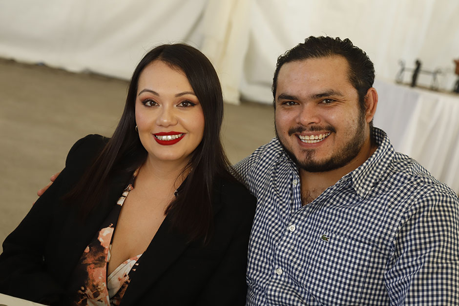Rosy Silva y Samuel Valdespino