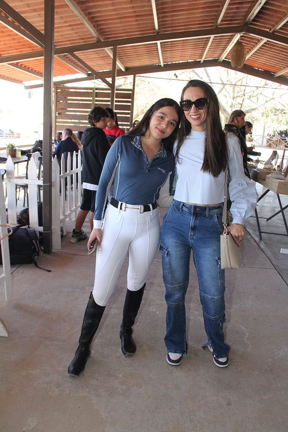 Sofía Pasos y Tita Zam.