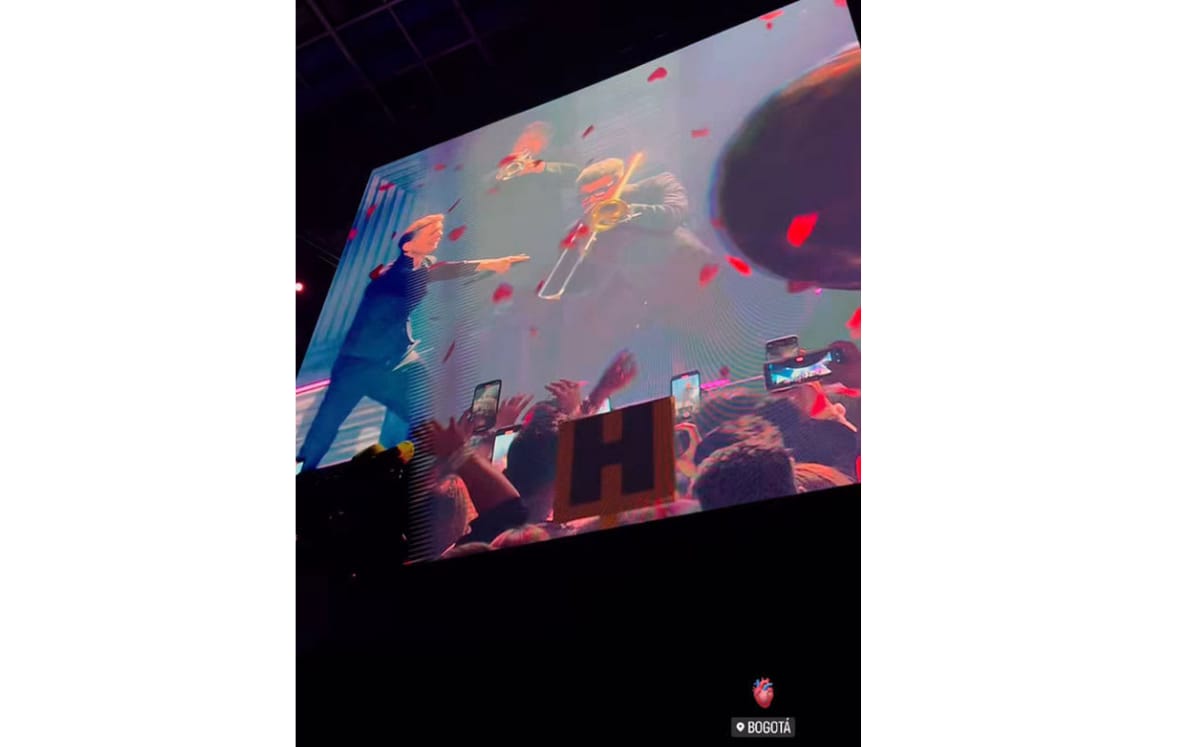 Michelle Salas fue asistente del concierto de Luis Miguel en Bogotá