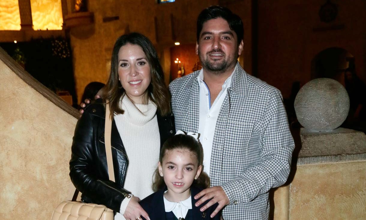 Ana Catalina Treviño de Garza, Alberto Garza y Cami Garza