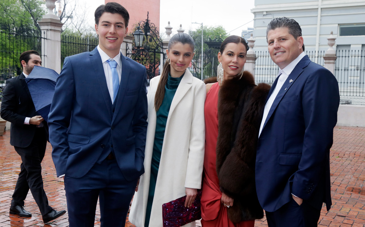 Adrián García, Silvia García, Emilia García y Adrián García / Foto: Omar Valdez