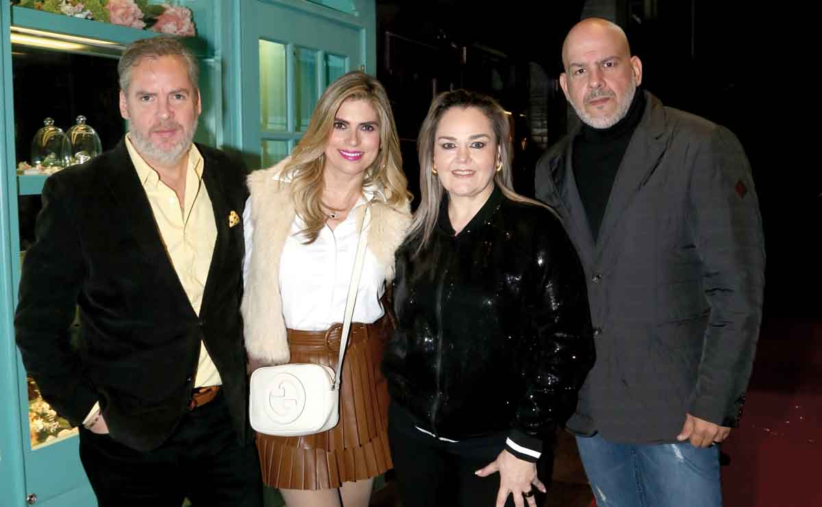Antonio Montoya, Lorena Cortinas, Paty Arrambide y Victor Nuñez / Fotos: Roberto Alvarado