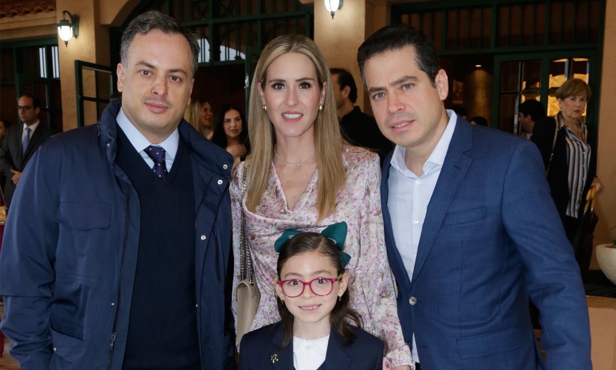 Alejandro Bortoni, Jenny González, Raúl Bortoni y Sofi Bortoni