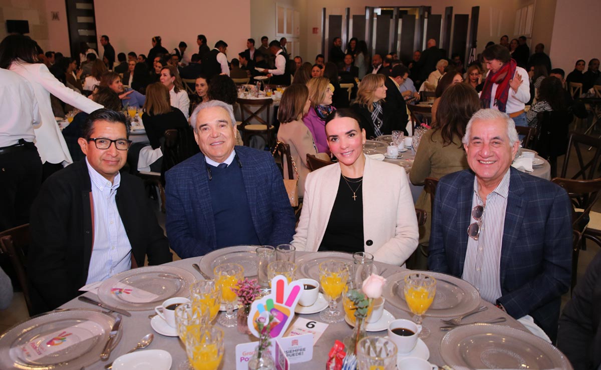 Edgar, Alberto, Brenda y Rafa