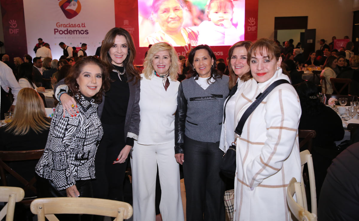 Emilú, Lorena, Vero, Liliana, Cecilia y Cristina