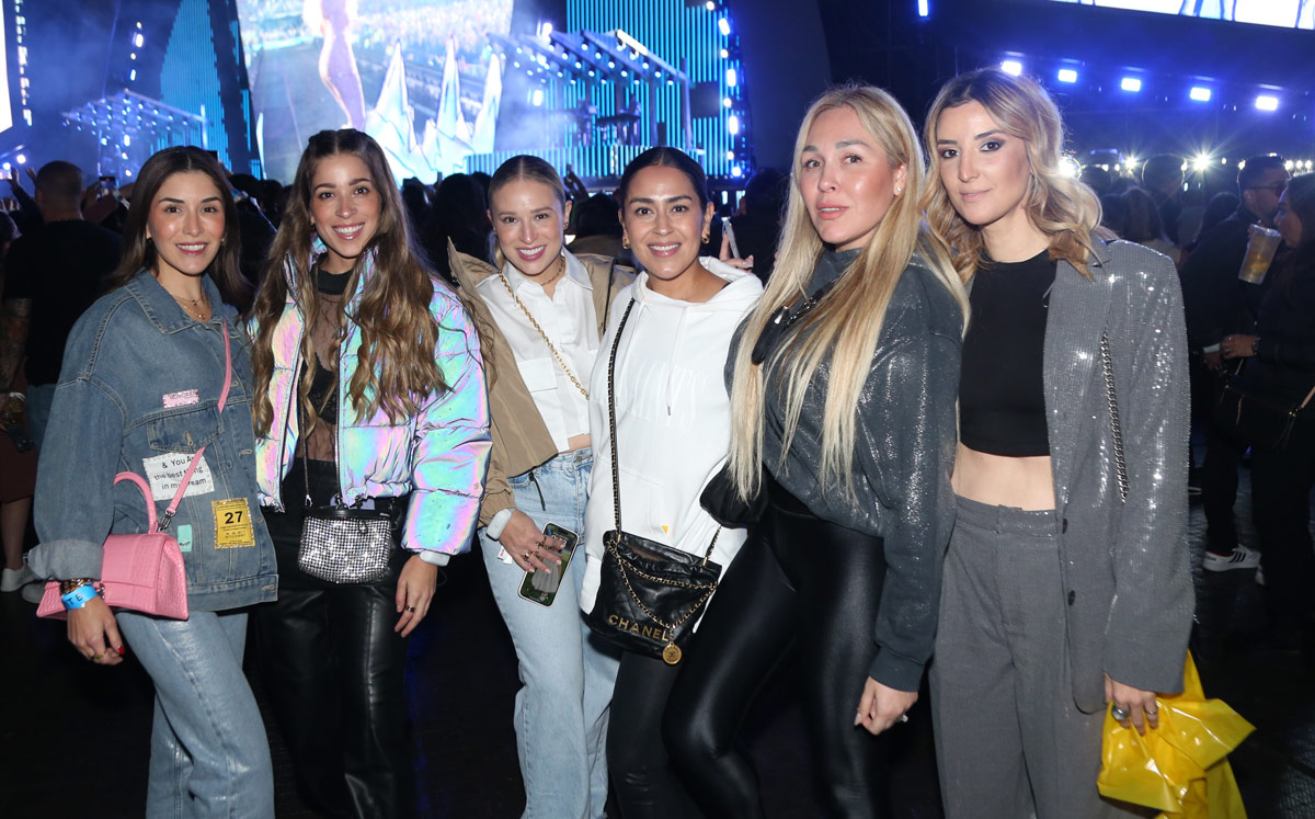 Katia Aguirre, Andrea Vargas, Alejandra Vargas, Nadya Martínez, Samantha De la Rosa y Marisol Peña / Foto: Roberto Alvarado