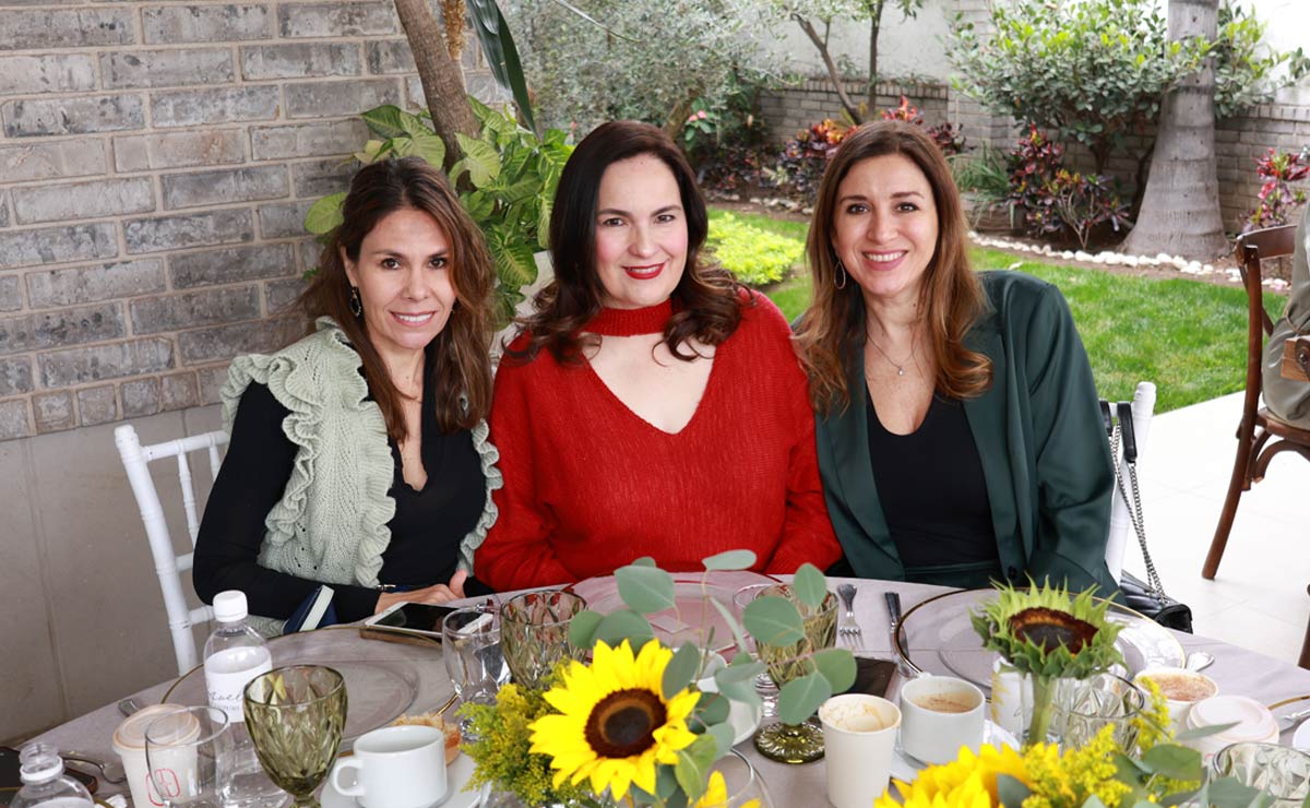 Pía, Ana Isabel y Lorena