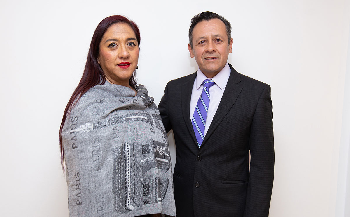 Argelia Zepeda y Óscar Hernández