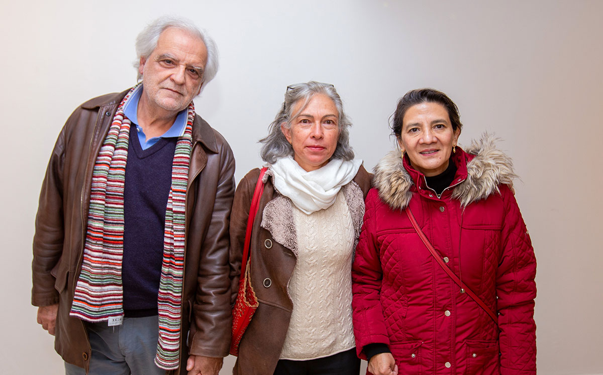 Humberto Visetti, María Madrazo y Silvia Camacho