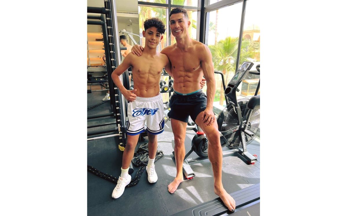 Cristiano Ronaldo: Su hijo preocupa tras publicar fotos sin camisa (Instagram)