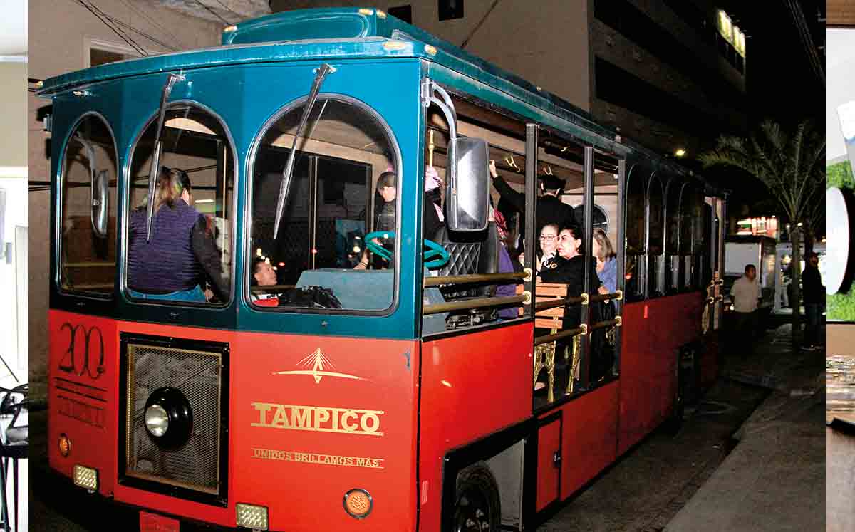 Paseo del evento en tranvía