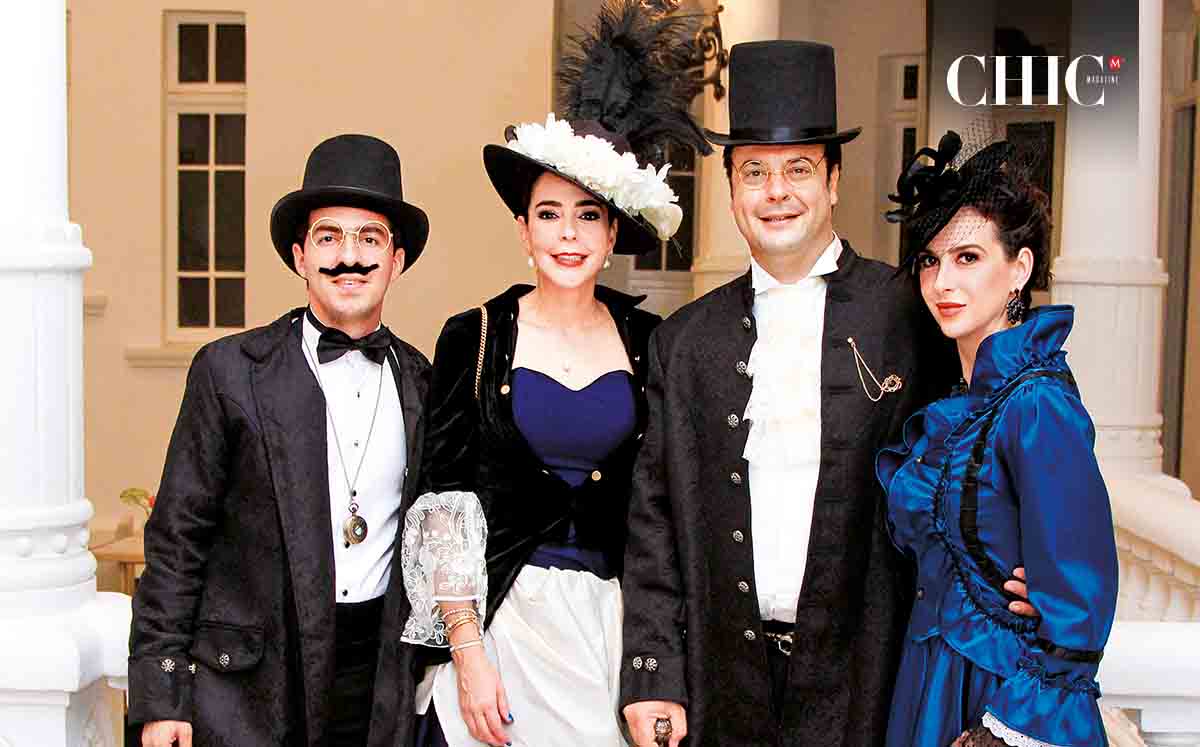 JESÚS MENNAH, ANDREA VELA, EDUARDO VELA Y YANINA BARRERA nos impresionaron con sus increíbles outfits de época