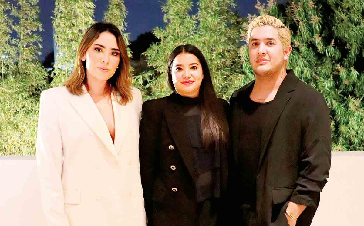 TANIA SANDOVAL, AMIRA AGUILAR Y JULIÁN BADILLO llegaron con sus mejores outfits a la cena