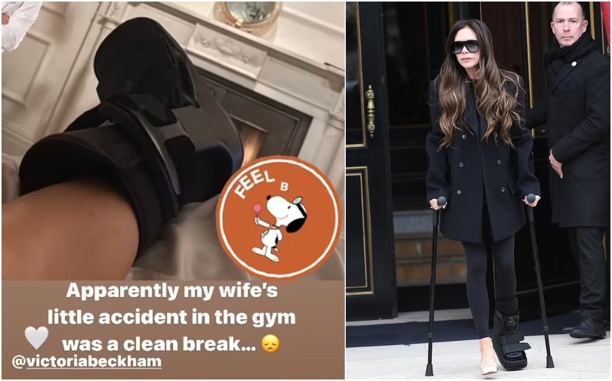 Victoria Beckham: ¿Por qué llegó con muletas a Paris Fashion Week? (Foto: Instagram)