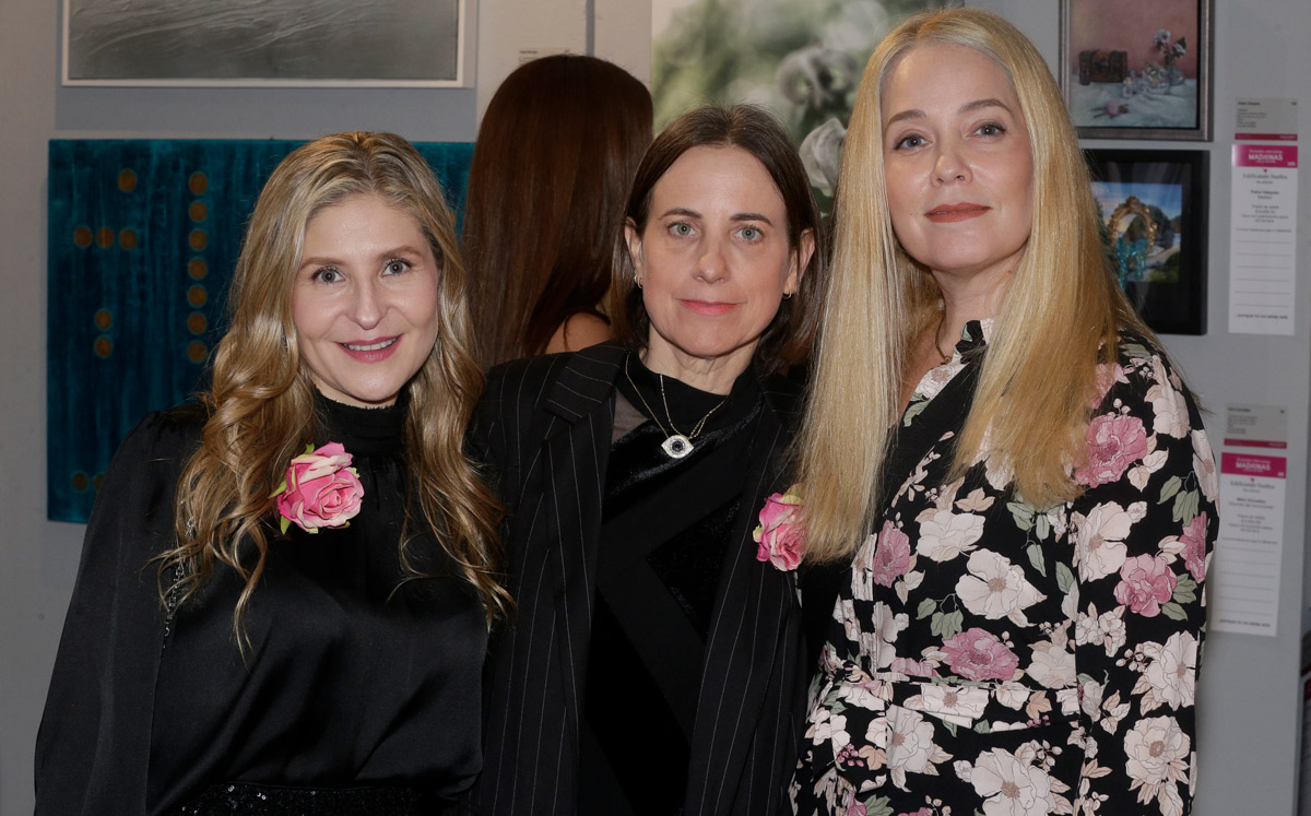 Érika Lankenau, Teresa Lobeira y Laura Del Real / Foto: Daniel Saldívar