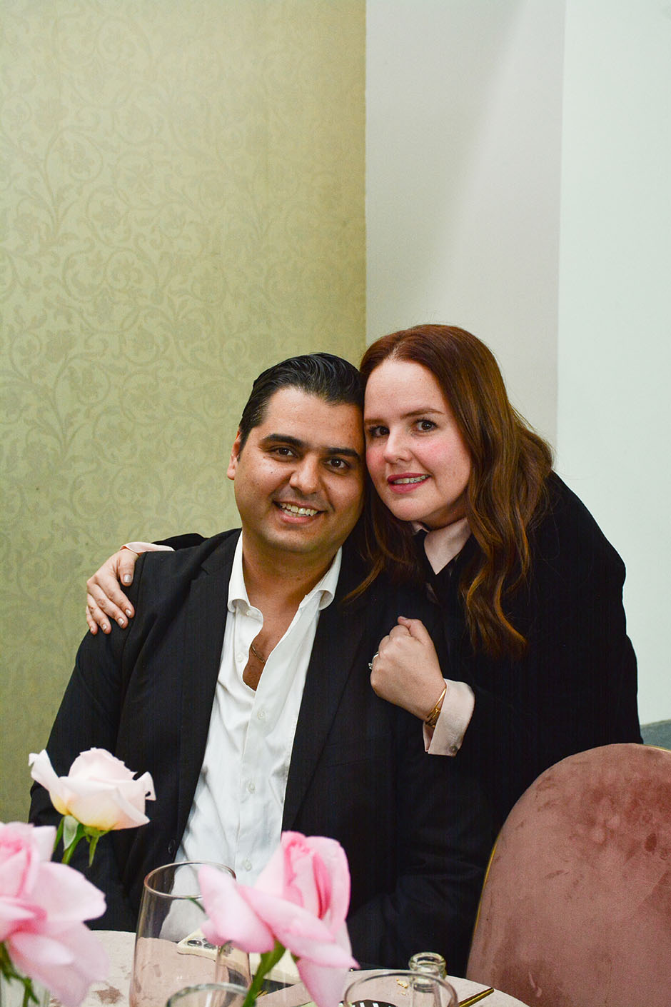 Javier Vázquez y Daniela Corona