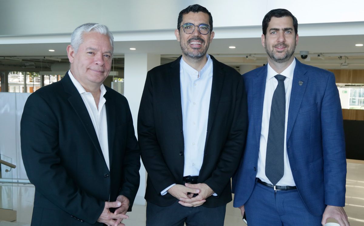 Mario Adrián Flores, Roberto Iñiguez y Juan Pablo Murra / Foto: Omar Valdez