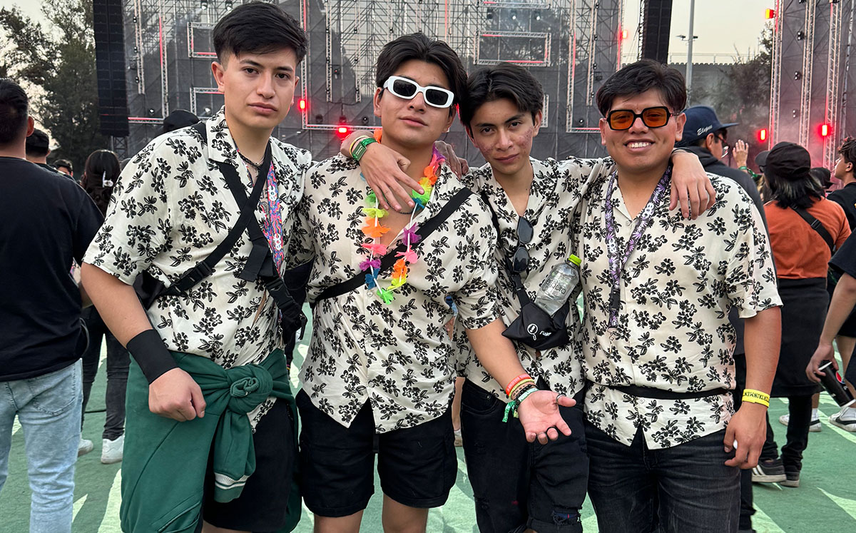 Luis Cortés, Kevin Lara, Anthony Lara y Jonathan Rosas