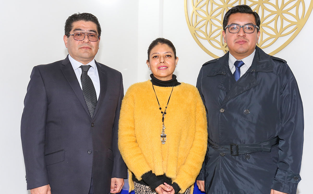 Marco Antonio Romero, Haydee Castillo y Alejandro Camacho