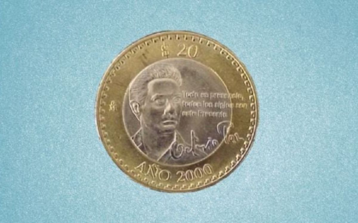 Moneda de 20 pesos de Octavio Paz vale hasta 300 mil | Características (Mercado Libre)