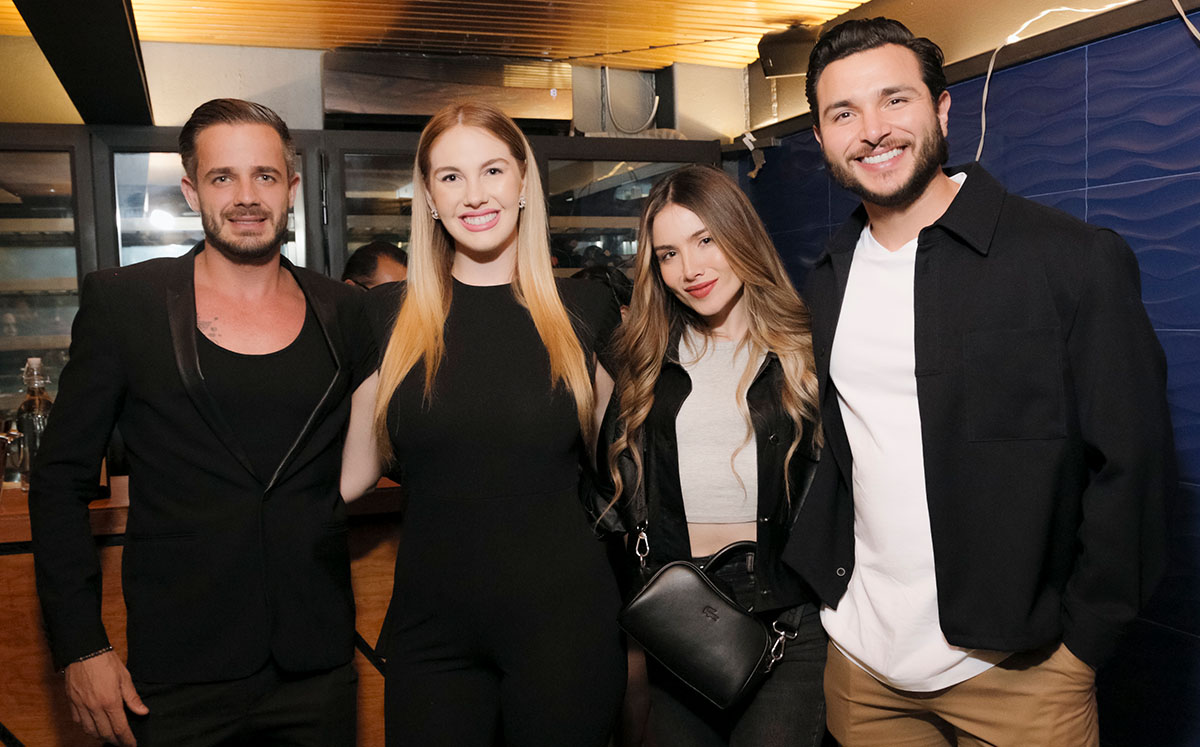Giuilio Vittorio, Alina Akselrad, Katy Zaragoza y Rafael Oropeza