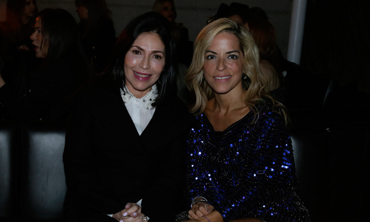 Carolina Rangel de Palma y Erika Manautou