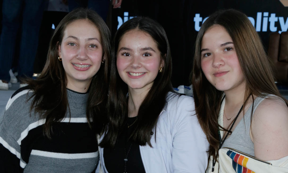 Isabella García, Carmina García y Catalina Pérez