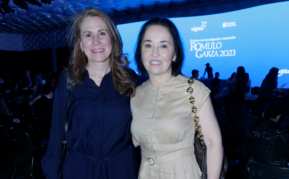 Alejandra Garza de Landeros y Cecilia Garza de Garza / Foto: Omar Valdez