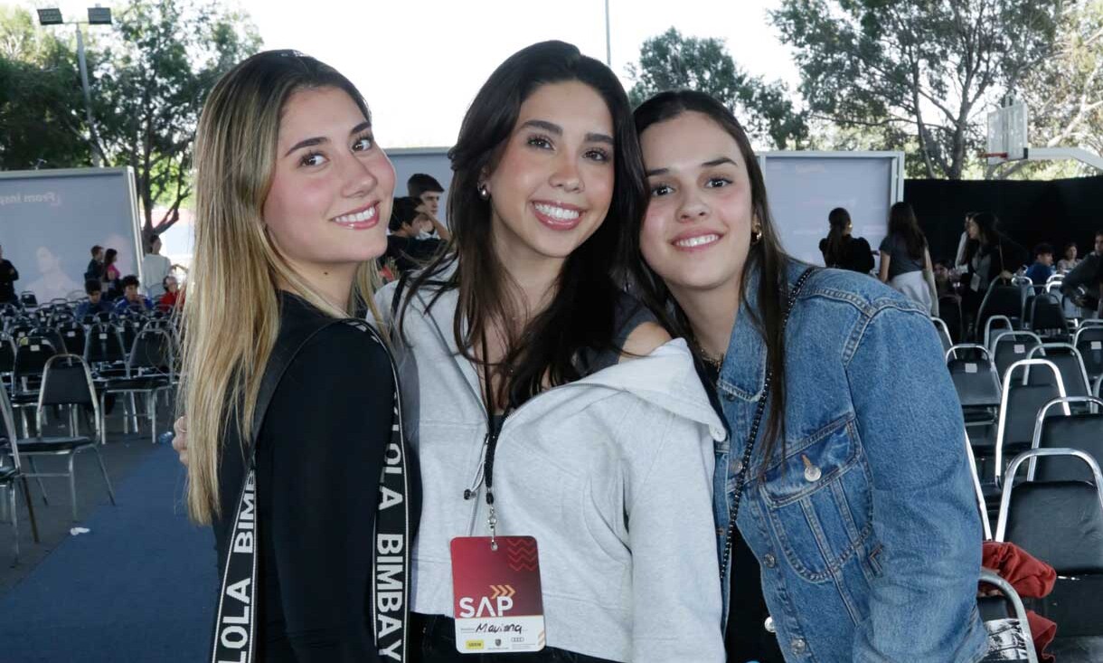 Aída Nahas, Mariana Santos y Regina Garza