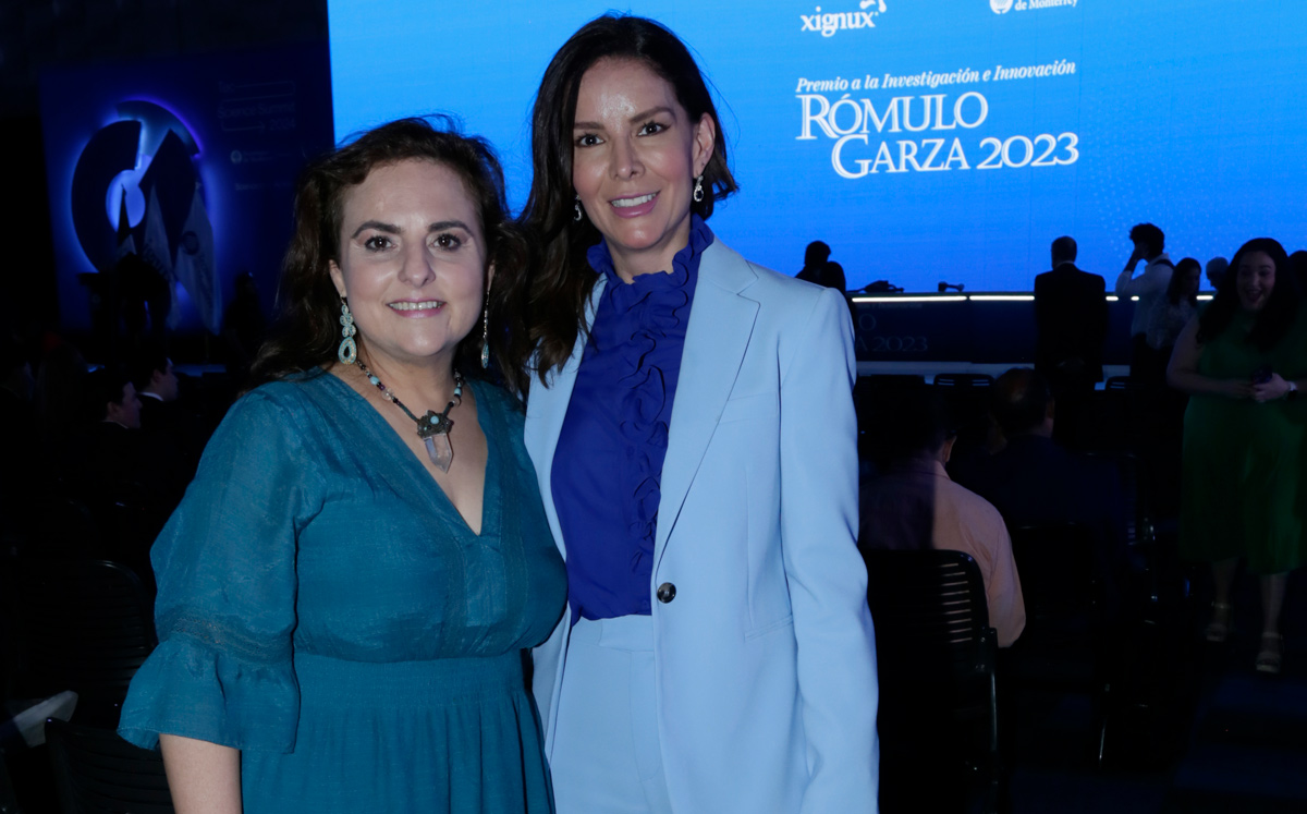 Claudia González de Romero y Mónica Martínez de De la Garza / Foto: Omar Valdez