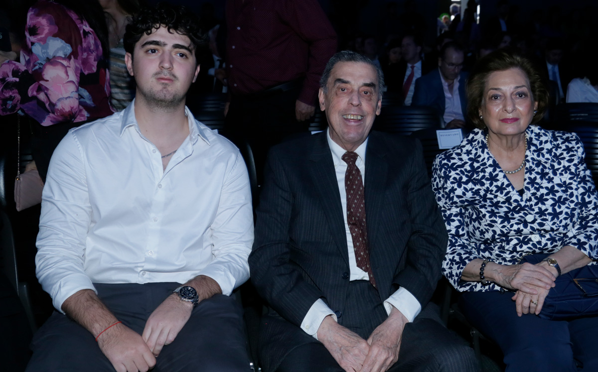 Diego Garza, Rogelio Garza y Aurora Patiño de Garza / Foto: Omar Valdez