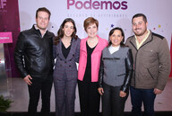 Ernesto, Paola, Selina, Liliana y Román