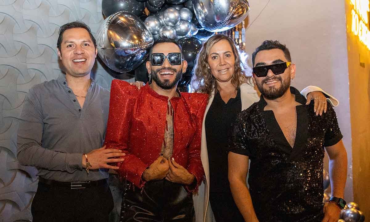 Rafa Flores, Abraham Siloé, Tere Guzmán y Josué Siloé
