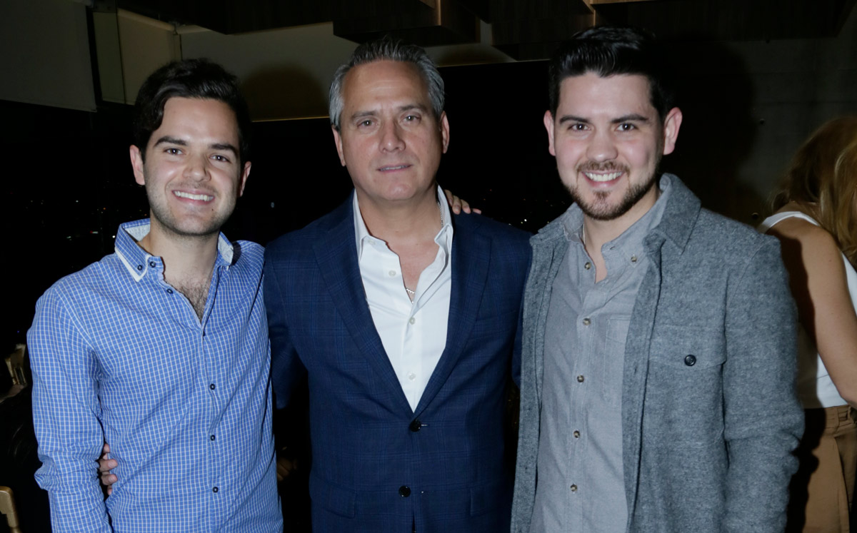 Fernando Llovera, Alejandro Marín y Humberto Llovera / Foto: Omar Valdez