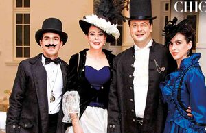 JESÚS MENNAH, ANDREA VELA, EDUARDO VELA Y YANINA BARRERA nos impresionaron con sus increíbles outfits de época