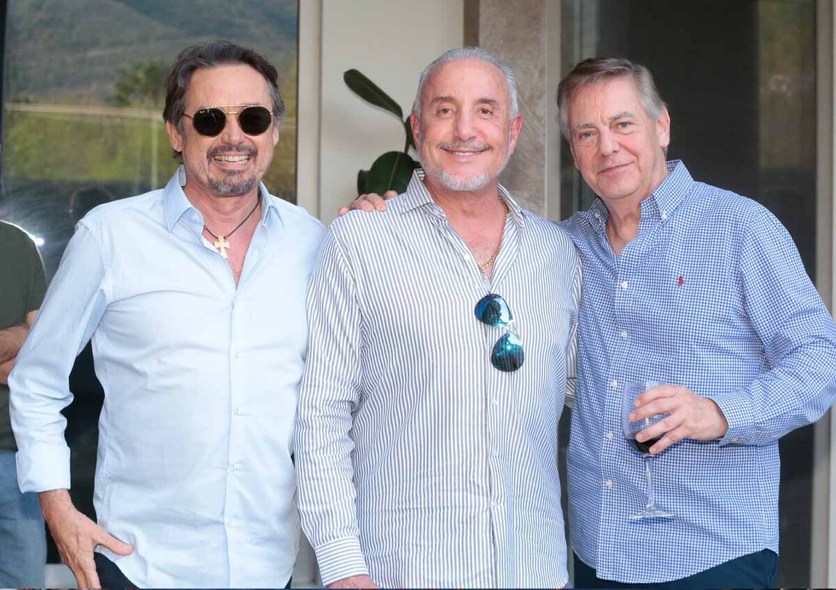 Luis Flores, Guillermo Pérez Salinas y Rafael Petrocchi
