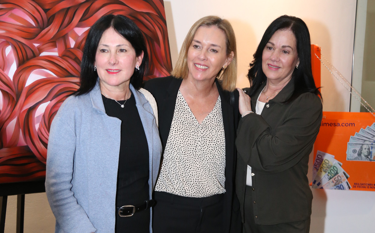 Mónica González de Garza, Maru Martínez de González y Sandra González / Foto: Roberto Alvarado