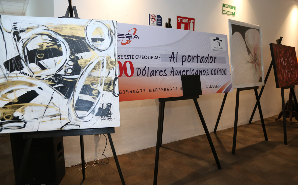 Grandes obras de arte se exhibieron en el evento / Foto: Roberto Alvarado