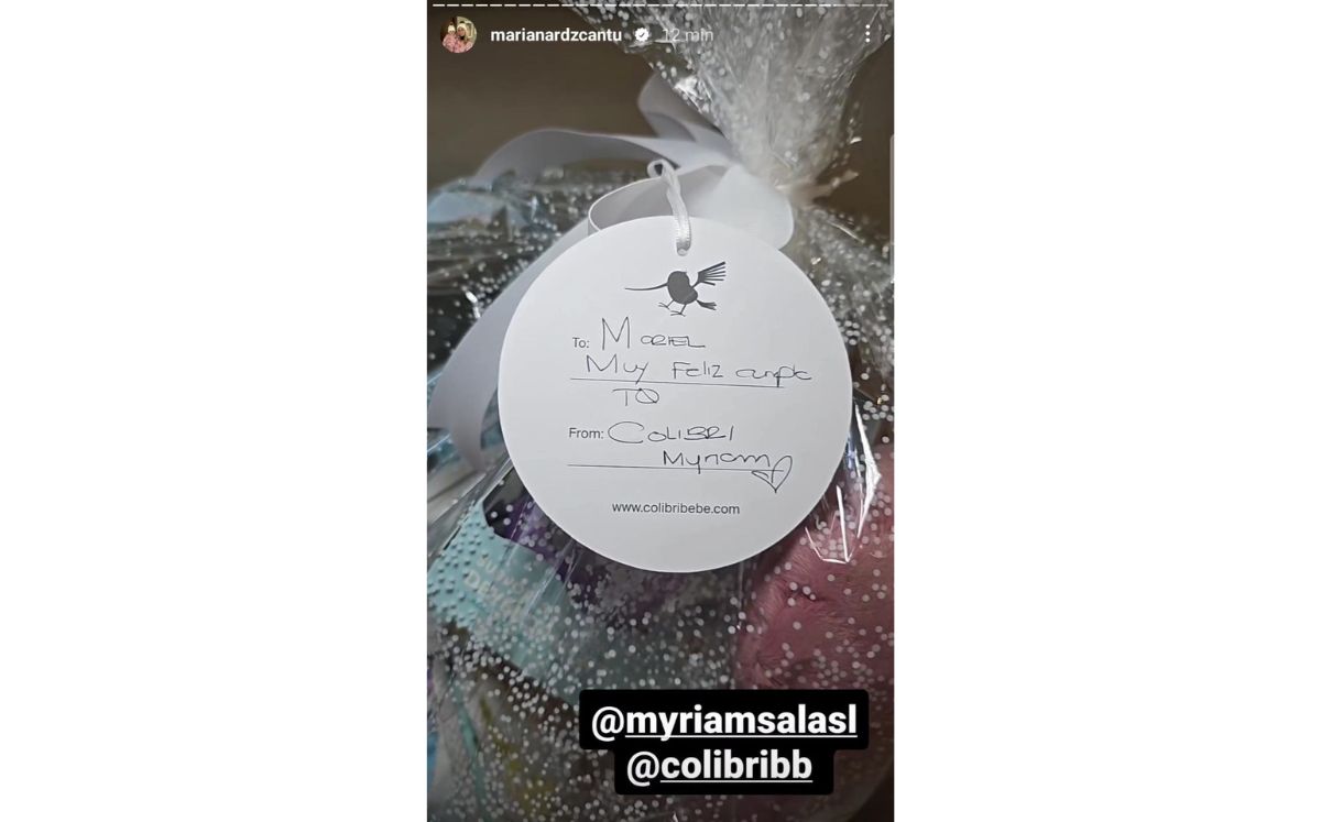 Mariel, hija de Mariana Rodríguez reacciona a regalo de cumpleaños (Instagram)