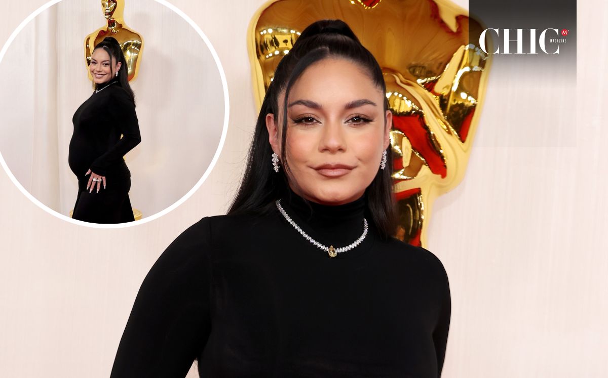 Vanessa Hudgens confirma embarazo en los Premios Oscar 2024 (Foto: Getty)