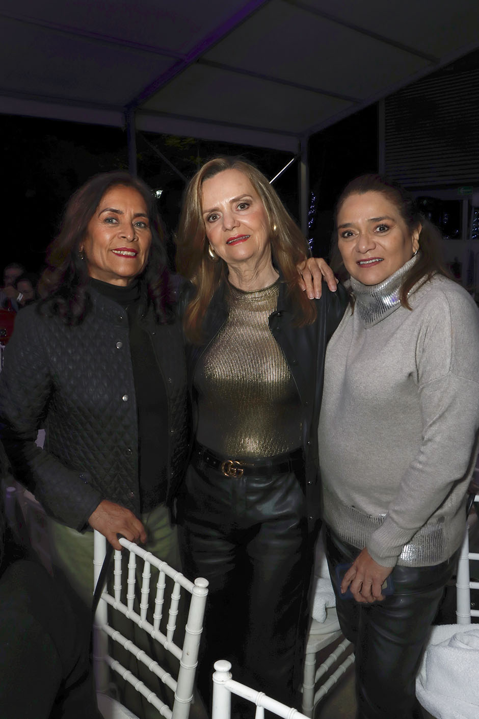 Adriana Aguilar, Florencia Hernández y Lorena García